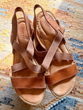 Børn Atiana Tan Stappy Sandal, Size 9M